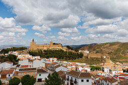 Alcazaba, Castillo, Burg, Antequera, Stadt, Provinz Malaga, Andalusien, Spanien, Europa