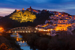 Arcos de la Frontera, pueblo blanco, weißes Dorf, Provinz Cadiz, Andalusien, Spanien, Europa