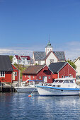 Fischerort Bud an Atlantikstraße, Møre og Romsdal, Westnorwegen, Norwegen, Skandinavien, Nordeuropa, Europa