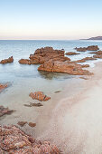 Beach in the bay of Tizzano, South Corsica, Corsica, Southern France, France, Southern Europe, Europe