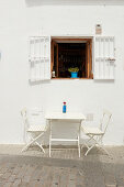 Street cafe,  Vejer de la Frontera, andalusia, southwest coast spain,  Europe