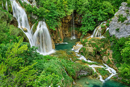 Waterfalls of Plitvice, Plitvice Lakes, National Park Plitvice Lakes, Plitvice, UNESCO world heritage site National Park Lake Plitvice, Croatia