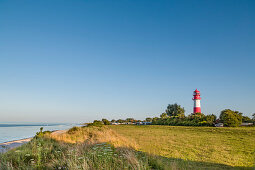 Falshoeft Lighthouse, Falshoeft, Angeln, Baltic coast, Schleswig-Holstein, Germany