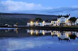 Hafen in Inveraray am Loch Fyne, Schottland