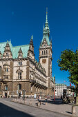 town hall of Hamburg, north Germany, Germany
