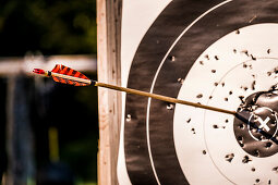 archery in Volksdorf near Hamburg, north Germany, Germany