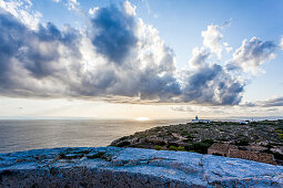 The old Tower of Cap Blanc ‘Torre vigia de Cap Blanc’, Mallorca, Balearic Islands, Spain