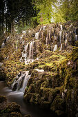 UNESCO World Heritage Wilhelmshoehe mountain park, Steinhoefer waterfall, Kassel, Hesse, Germany