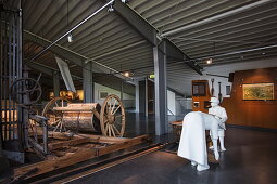 Bog displays at Emsland Moormuseum peatlands museum, Groß Hesepe, near Twist, Emsland, Lower Saxony, Germany