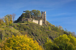 Are castle, Altenahr, Ahrsteig hiking trail, Rotweinwanderweg hiking trail, Ahr, Rhineland-Palatinate, Germany