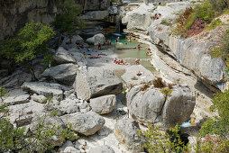 Gorges de la Méouge, near Sisteron, Provence, Region Provence-Alpes-Côte d' Azur, South of France, France