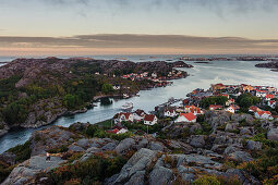 View from the local mountain of Rönnäng, Tjörn, Bohuslän, Sweden