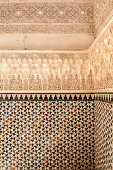 Mosaik, Alhambra, Granada, Andalusien, Spanien, Europa