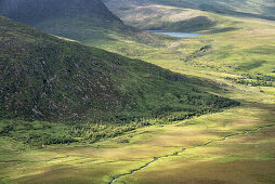 Naturschauspiel am Connor Pass, Dingle Halbinsel, Grafschaft Kerry, Irland, Wild Atlantic Way, Europa