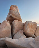 rock formations in the Nature Reserve, near Bonifacio, bruzzi department Corse du Sud, Corsica, France