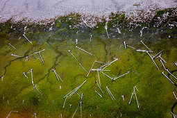 USA, Alaska, Redoubt Bay, Cook Inlet, views from inside the float plane after departing Redoubt Bay back to Anchorage