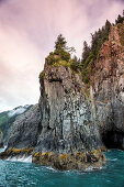 USA, Alaska, Seward, exploring Resurrection Bay on the way to Holgate Glacier