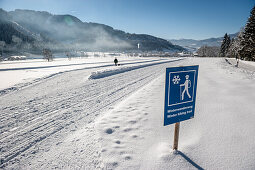 hiking trail, winterly landscape, mountains, snow, Werfenweng, Austria, the Alps, Europe