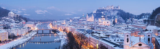 view of Salzburg from the Mönchsberg, Fixed Height Salzburg, Salzburg, Austria