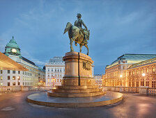 Albertina, Vienna Opera, Archduke Albrecht of austria statue, 1. District of the inner city, Vienna, Austria