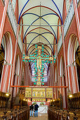 Goldener Altar im Münster Bad Doberan, Ostseeküste, Mecklenburg-Vorpommern, Deutschland