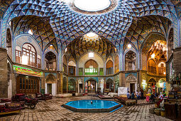 Timcheh Amin al-Dowleh im Basar von Kaschan, Iran, Asien