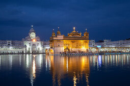Goldener Tempel in Amritsar, Punjab, Indien, Asien
