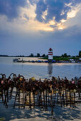 Harbor Place Waase on Ummanz, Ruegen, Baltic Sea Coast, Mecklenburg-Vorpommern, Germany