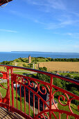 Blick vom Leuchtturm von Kap Arkona, Rügen, Ostseeküste, Mecklenburg-Vorpommern, Deutschland