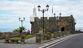 View at Castle of San Miguel at Garachico, Tenerife, Canary Islands, Islas Canarias, Atlantic Ocean, Spain, Europe