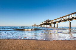 Pier, Heringsdorf, Usedom island, Mecklenburg-Western Pomerania, Germany