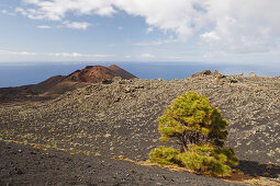 Volcan de Teneguia, Vulkankrater, UNESCO Biosphärenreservat,  La Palma, Kanarische Inseln, Spanien, Europa