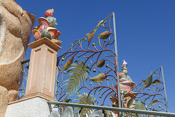 El Jardin de las Delicias, Parque Botanico, Stadtpark, gestaltet vom Künstler Luis Morera, Los Llanos de Aridane, UNESCO Biosphärenreservat,  La Palma, Kanarische Inseln, Spanien, Europa