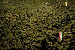 paragliding at outdoors centre of San Gil, Departmento Santander, Colombia, Southamerica