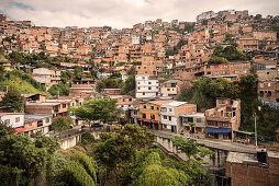 Armenviertel von Medellin, Departmento Antioquia, Kolumbien, Südamerika