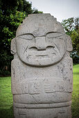 präkolumbische Stein Skulpturen im Archäologischen Park, , San Agustin, UNESCO Weltkulturerbe, Departmento Huila, Kolumbien, Südamerika