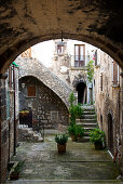 The ancient village of Santo Stafano di Sessanio is in the Gran Sasso National Park