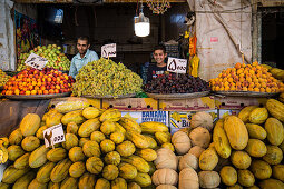 Fruits in the bazaar of Kerman, Iran, Asia