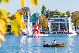 Water sports, Außenalster, Hamburg, Germany