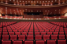 Konzertsaal, das chinesische Nationale Zentrum für Darstellende Künste, Chinesisches Nationaltheater, Peking, China, Asien, Architekt Paul Andreu