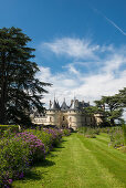 Chaumont Castle with park, Château de Chaumont, Chaumont-sur-Loire, Loire, Département Loir-et-Cher, France