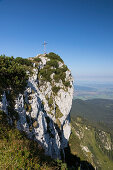 Summit of Benediktenwand mountain, Upper Bavaria, Alps, Germany, Europe