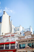Akademie für Billard, typische Architektur, Place du Clichy, Paris, Frankreich, Europa