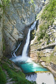 Savica Wasserfall, Triglav Nationalpark, Slowenien