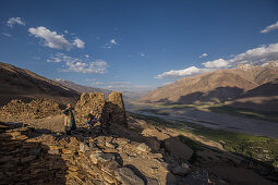 Yamchun Fortress in Wakhan, Tajikistan, Asia