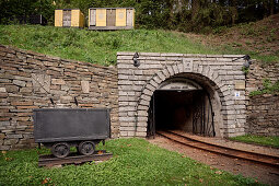 Entrance to the mine? Markus-R? Hling-Stolln ?, UNESCO World Heritage Montanregion Erzgebirge, Frohnau, Annaberg, Saxony