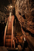 Waterwheel in the mine? Markus-R? Hling-Stolln ?, UNESCO World Heritage, mining region Erzgebirge, Frohnau, Annaberg, Saxony