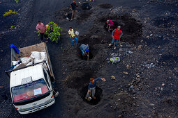 Cape Verde, Fogo Island, aireal, lava, vulcano, farmers, wine planting