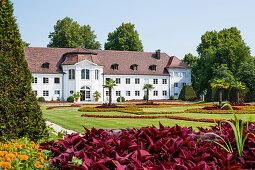Der Barockbau Orangerie mit Hofgarten, Kempten, Bayern, Deutschland