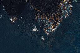 Cliff on the island of Pico, Pico, Azores, Portugal, Atlantic, Europe
